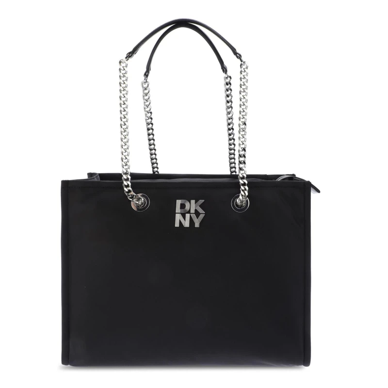 Image of DKNY Lorena Tote Bag Black Silver female One Size