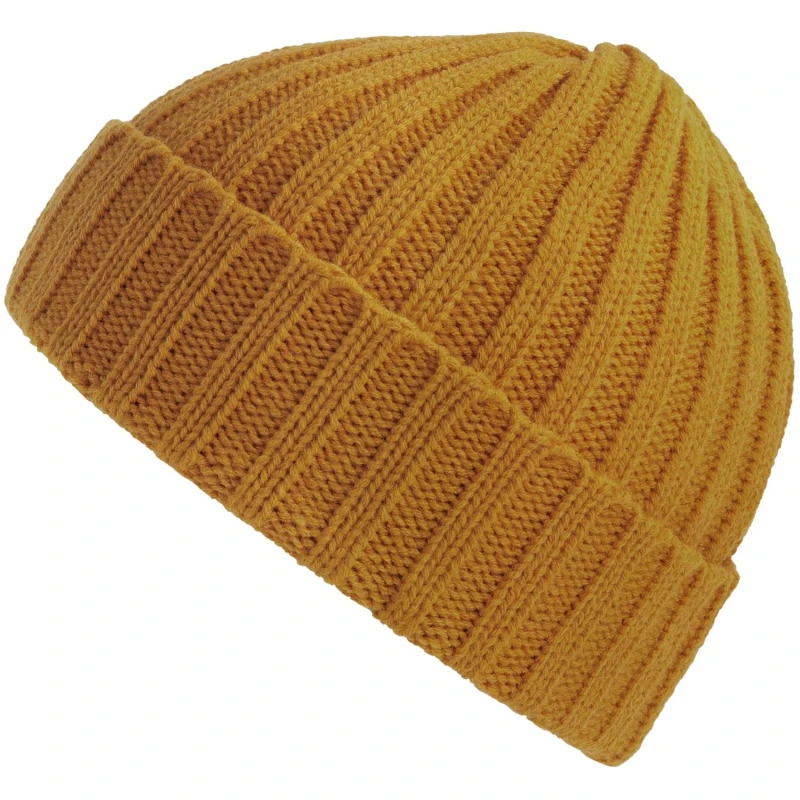 Image of Atlantis Atlantis Men Shore Chunky Beanie in Mustard Mustard One Size Male 5063470815364