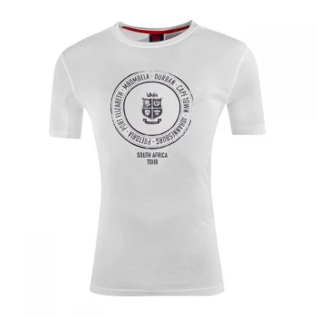 Image of Canterbury British and Irish Lions Graphic T Shirt Mens - White/Black