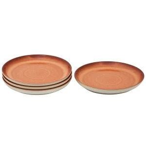 Image of Denby Always Entertaining Tapas 4 Piece Medium Coupe Plate Set