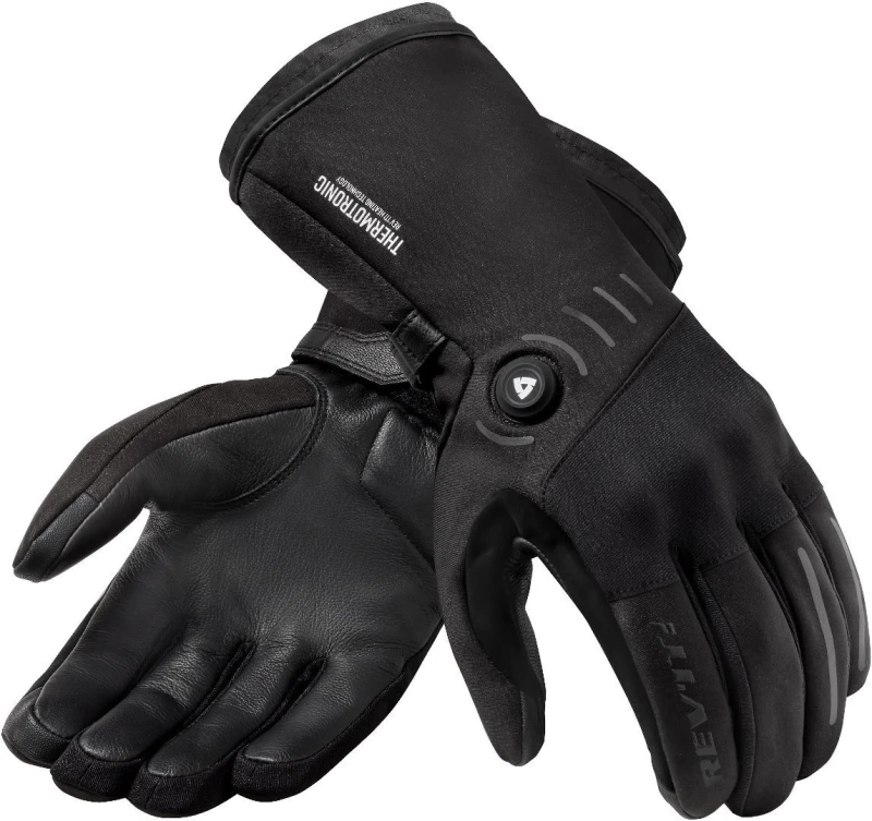 Image of REV'IT! Freedom H2O Heated Gloves Black Size 2XL
