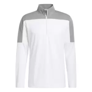 Image of adidas Lightweight Zip Top Mens - White
