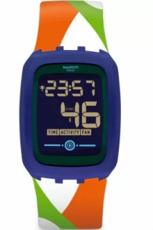 Image of Mens Swatch Veraozero2 Bluetooth Alarm Watch SVQN101