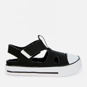 Image of Converse Toddlers Chuck Taylor All Star Superplay Sandal Ox Sandals - Black - UK 9 Kids