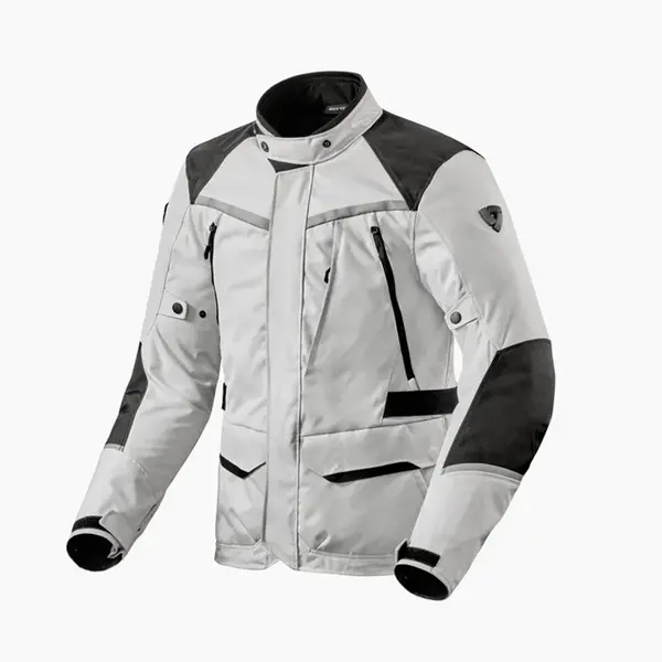 Image of REV'IT! Voltiac 3 H2O Jacket Silver Black Size S