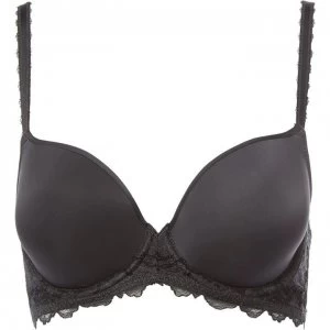 Image of Wacoal Lace perfection Underwired Contour Bra - Charcoal