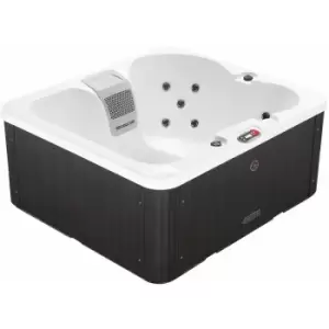 Image of Canadian Spa Manitoba Hot Tub Spa System 4 Person Round Outdoor Acryli - White