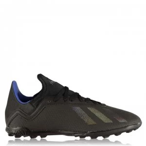 Image of adidas X Tango 18.3 Junior Astro Turf Football Trainers - Black