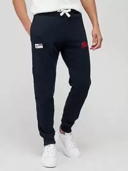 Image of Superdry Vintage Script Jogger - Navy Size M Men