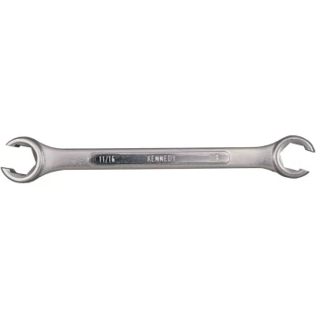 Image of Kennedy - Imperial Flare Nut Spanner, Chrome Vanadium Steel, 3/8IN. X 7/16IN.
