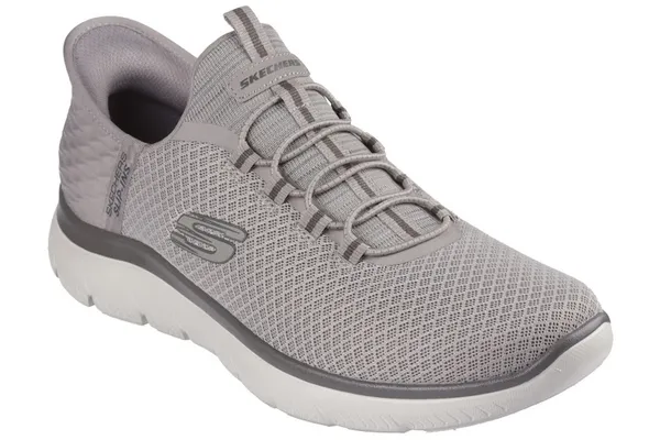 Image of Skechers Slip Ins Summits High Range Trainers Taupe 7 UK