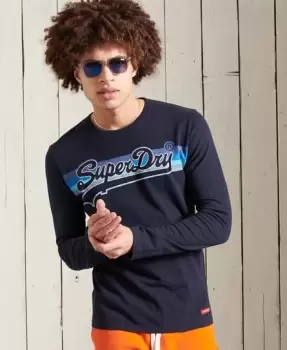 Image of Superdry Vintage Logo Cali Stripe Top