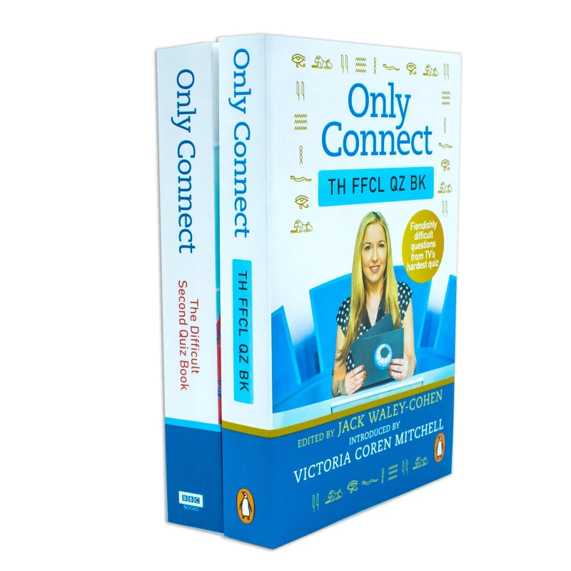 Image of Only Connect Collection 2 Books Set By Jack Waley-Cohen (The Difficult Second Quiz Book, The Official Quiz Book) Jack Waley-Cohen Books