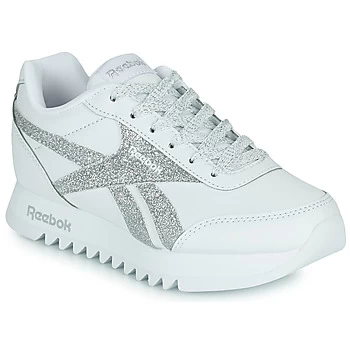 Image of Reebok Classic REEBOK ROYAL CLJOG Girls Childrens Shoes Trainers in White,4,5,6,9.5 toddler,10 kid,11 kid,11.5 kid,12 kid,13 kid,1 kid,1.5 kid,2.5,5.5