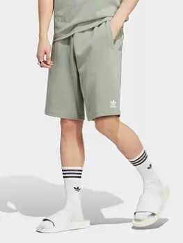 Image of adidas Originals Essentials+ Made With Hemp Shorts - Green, Size L, Men