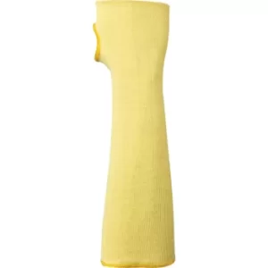 Image of Kevlar Sleeve, Cut Resistant, with Thumb-slot, Yellow, 14" (Single)