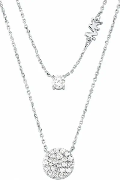 Image of Michael Kors Jewellery Ladies Michael Kors Brilliance Sterling Silver Necklace