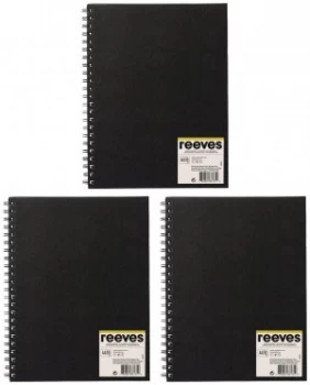 Image of Reeves A4 Sketch Book 3 Pack