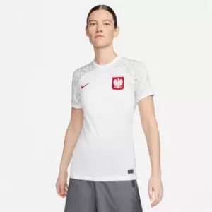 Image of Nike Poland Home Shirt 2022/2023 Womens - White
