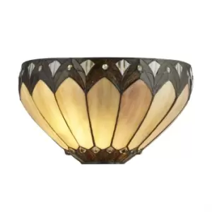 Image of Pearl 1 Light Wall Matt Black, Brown, Purple, E14