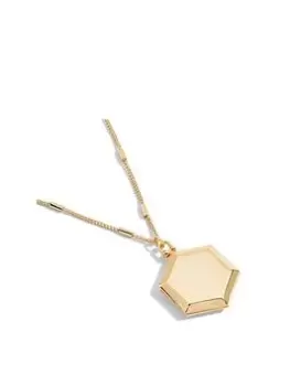 Image of Joma Jewellery MY MOMENTS LOCKETS CHOOSE TO SHINE NECKLACE, Gold, Women