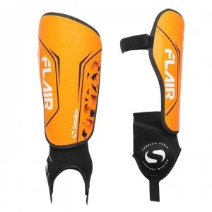 Image of Sondico Flair Ankle Shinguards - Fluo Orange