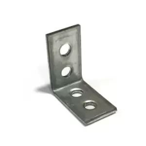 Image of L-Shape Support Metal Narrow Angle Corner Bracket Repair Brace - Size 25x25x15x2mm - Pack of 5