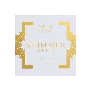 Image of MUA Luxe Shimmer Sheet White Gold Gold