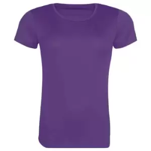 Image of Awdis Womens/Ladies Cool Recycled T-Shirt (XL) (Purple)