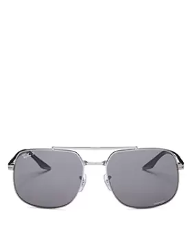 Image of Ray-Ban Polarized Square Sunglasses, 59mm