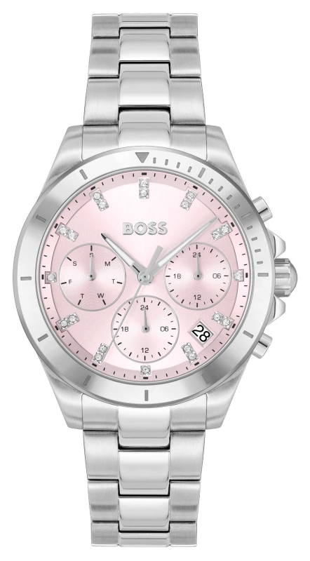 Image of BOSS 1502825 ALLEY SPORT LUX (36mm) Pink Dial / Stainless Watch