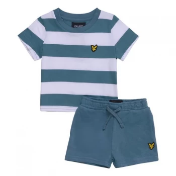 Image of Lyle and Scott Lyle And Scott T Shirt Set Baby Boy - Blue Stone