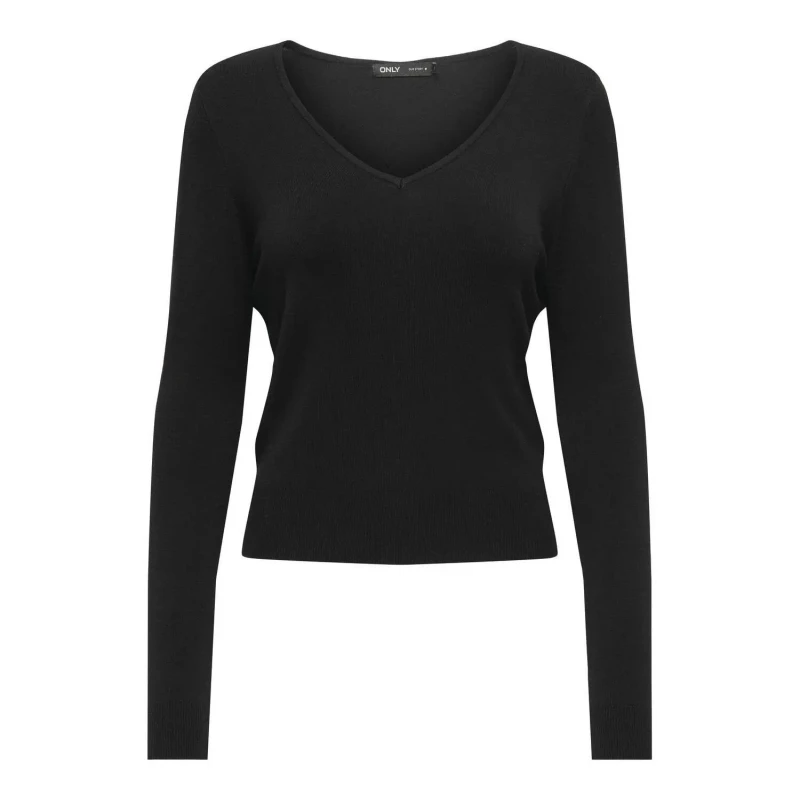 Image of Only Womens V-neck sweater Only Venice Noir Female L
