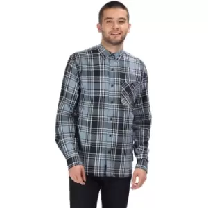 Image of Regatta Mens Lazare Coolweave Cotton Long Sleeve Shirt L - Chest 41-42' (104-106.5cm)