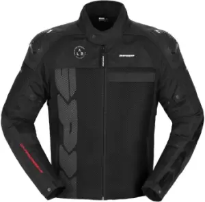 Image of Spidi Progressive Net WindOut Motorcycle Textile Jacket, black-grey, Size 3XL, black-grey, Size 3XL