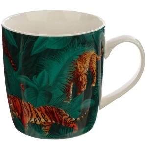 Image of Spots and Stripes Big Cat Porcelain Mug