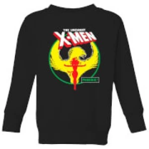 Image of X-Men Dark Phoenix Circle Kids Sweatshirt - Black - 7-8 Years