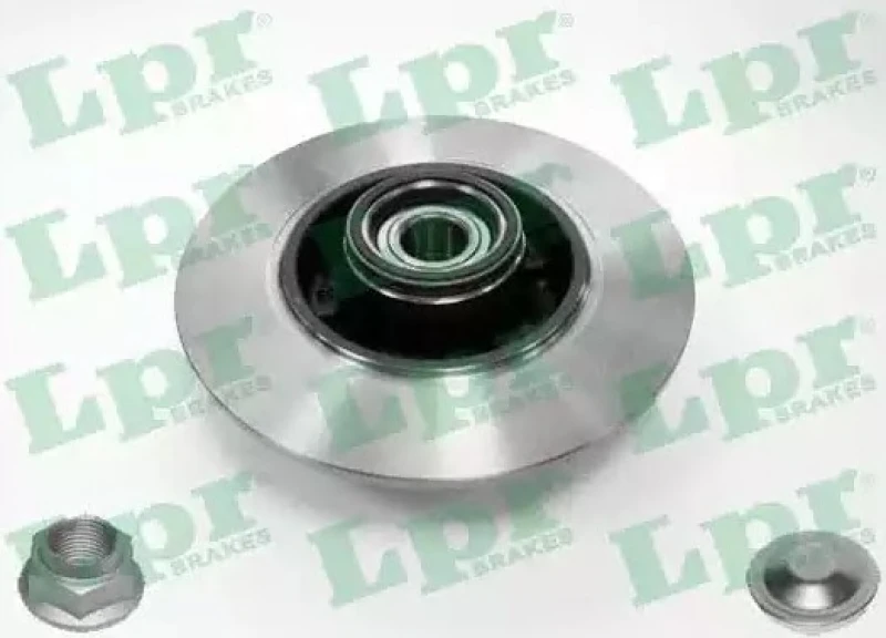 Image of LPR R1055PCA Brake disc LPR HUB BRAKE DISC LINE solid, with accessories, with wheel bearing kit Brake Disc (82)