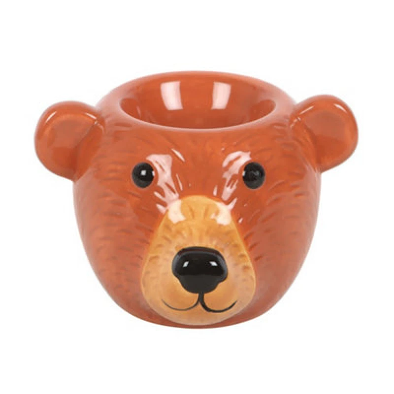 Image of Something Different Something Different Bear Oil Burner in Brown Brown One Size Unisex 5063750799438