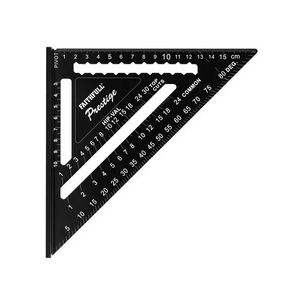 Image of Faithfull Prestige Quick Roofing Square Metric Only FAICSQ7MCNC Length: 180mm