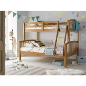 Image of Mya Triple Sleeper Pine With Spring Mattresses