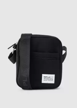 Image of Replay Mens Satchel Bags In Black