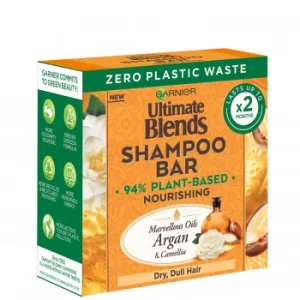 Image of Garnier Ultimate Blends Marvellous Oils Nourishing Shampoo Bar 60g
