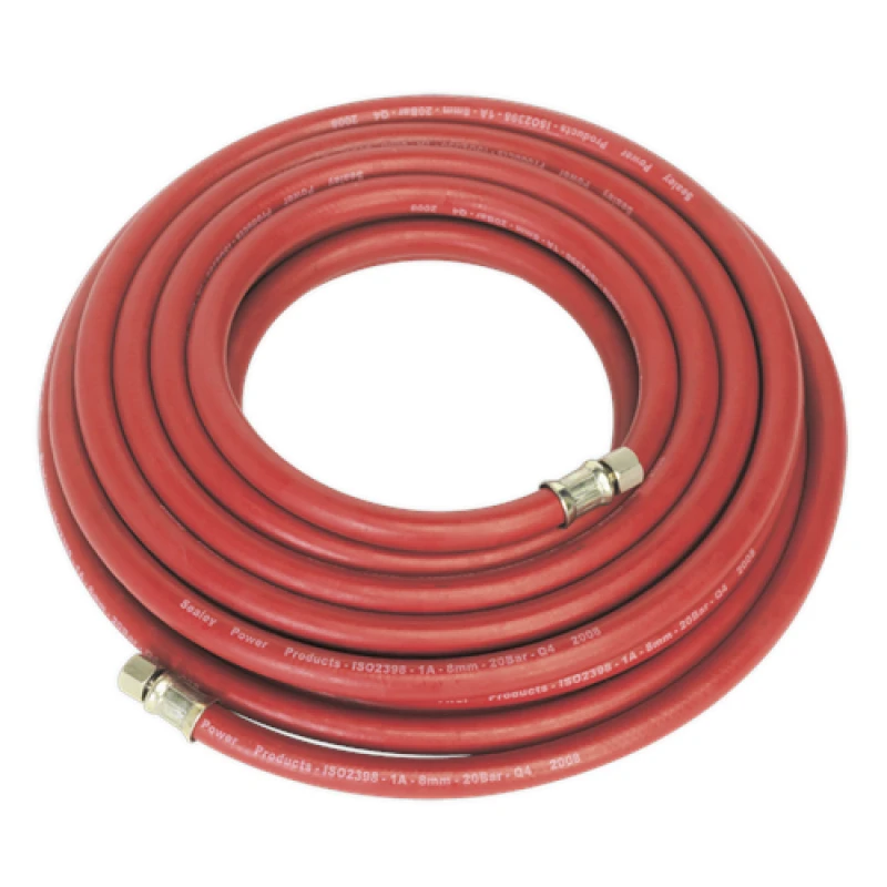 Image of Sealey Air Hose 10m x Ø8mm with 1/4"BSP Unions