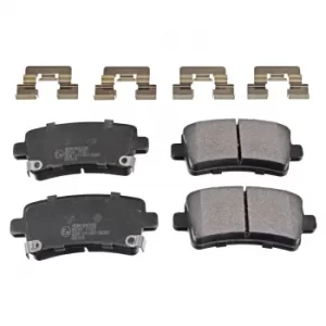 Image of Brake Pad set ADW194206 by Blue Print Rear Axle