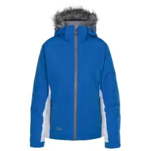 Image of Trespass Womens/Ladies Sandrine Waterproof Ski Jacket (L) (Vibrant Blue)