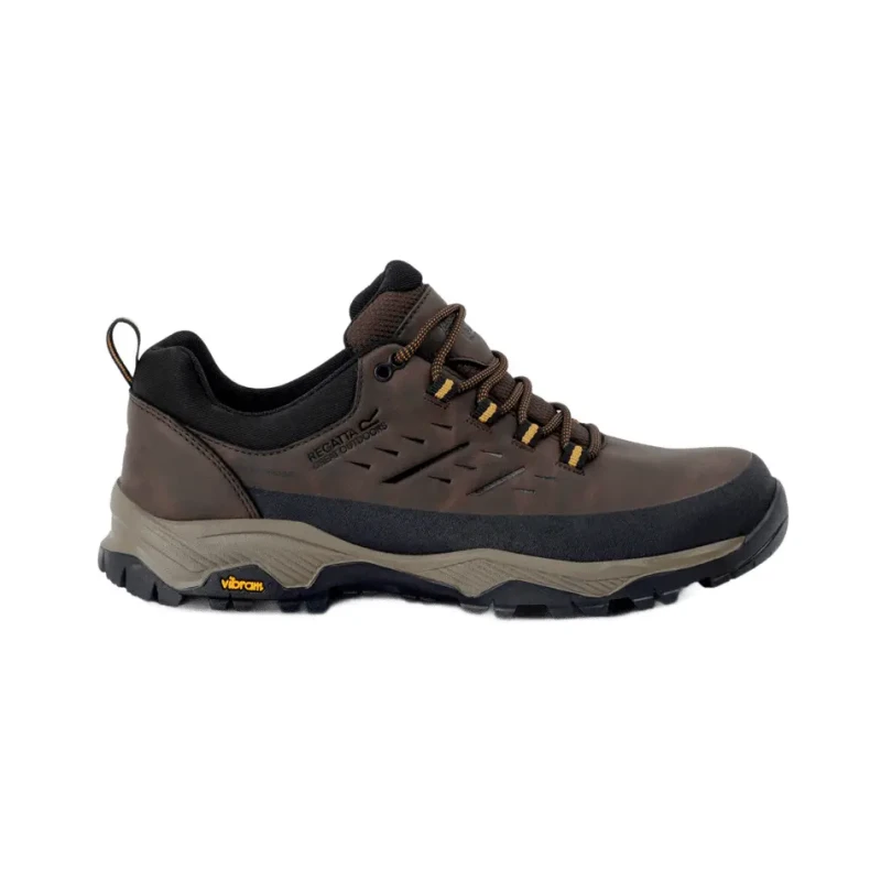 Image of Regatta Mens Blake 'Low' Waterproof Breathable Walking Shoes in Brown Size: 7 Brown Male 7