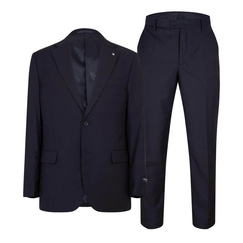 Image of Scotch and Soda Mens Suit Black male 38 (48)