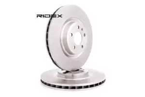 Image of RIDEX Brake disc 82B0619 Brake rotor,Brake discs AUDI,A4 Avant (8K5, B8),Q5 (8RB),A4 Limousine (8K2, B8),A5 Sportback (8TA),A5 Coupe (8T3)