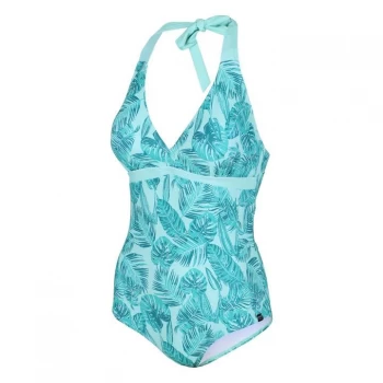 Image of Regatta Flavia Swimming Costume - IceGreenPalm